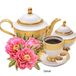 3-D Motive, Kaffee & Tee, 7-8,5 cm, 10 Motive