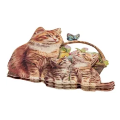 3-D Motive, Katzen, 7,5-9,5cm, 10 Motive