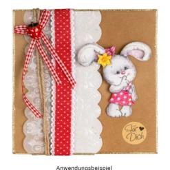 3-D Motive, Knuffige Hasen, 6,5-9cm, 10 Motive