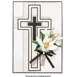 3-D Motive, Kondolenz, 4,5-9,5 cm, 10 Motive