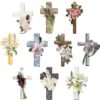 3-D Motive, Kondolenz-Kreuze, 6,5-11cm, 10 Motive