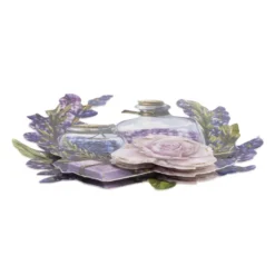 3-D Motive, Lavendel, 6,5-9,5cm, 10 Motive