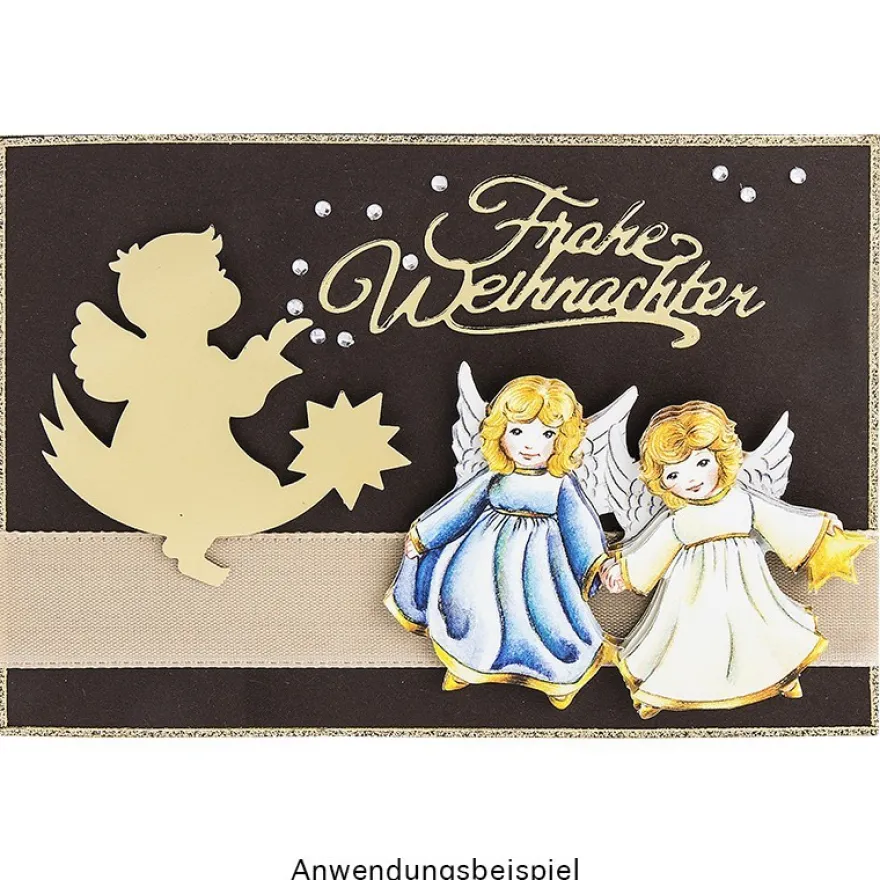 3-D Motive, Liebliche Engel, 6,5-9cm, 10 Motive