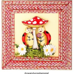 3-D Motive, Marienkäfer "Lucky Lo", 6-9,5cm, 10 Motive