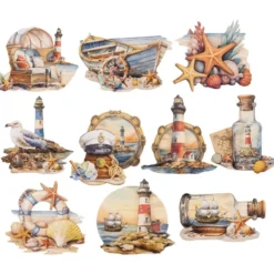 3-D Motive, Maritim 3, 5,5-10cm, 10 Motive