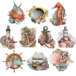 3-D Motive, Maritim 2, 7,5-10,5cm, 10 Motive