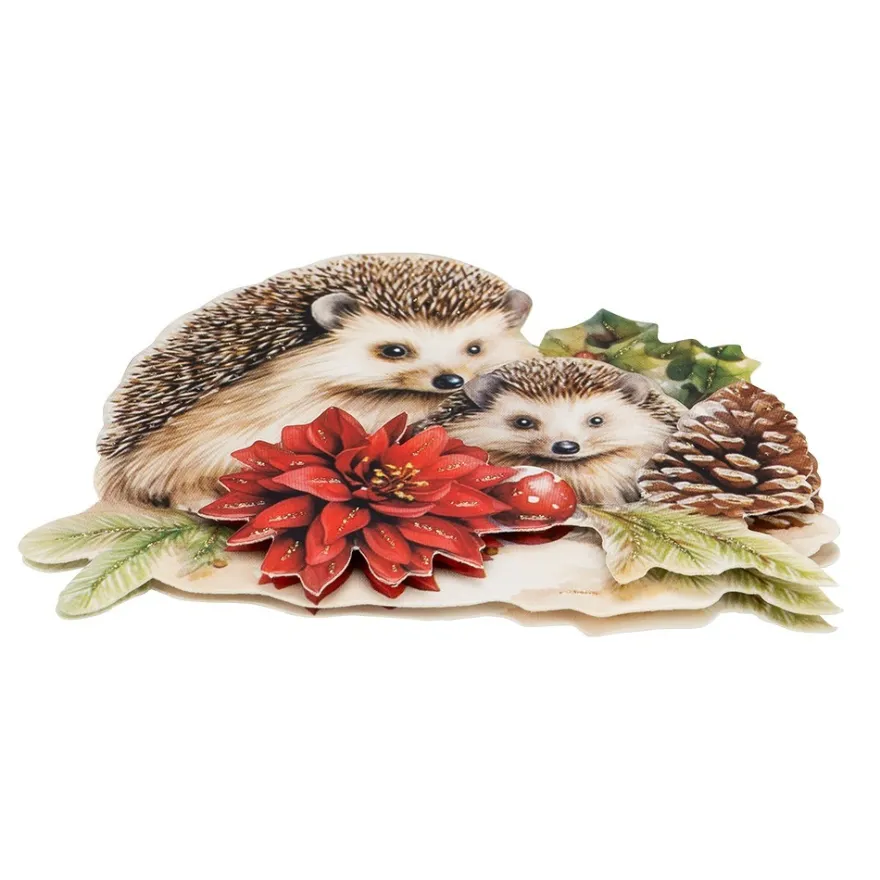 3-D Motive, Niedliche Igel, 7,5-8,5cm, 10 Motive