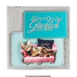 3-D Motive, Niedliche Katzen, 6,5-9cm, 10 Motive