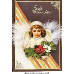 3-D Motive, Nostalgie-Engel, 7,5-9cm, 10 Motive