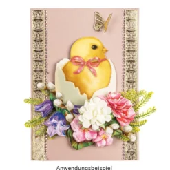 3-D Motive, Nostalgie-Küken, 5-9cm, 10 Motive