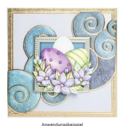 3-D Motive, Ostereier mit Blumen, 7,5-9,5cm, 10 Motive