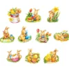 3-D Motive, Osterhasen 2, 7-9,5cm, 10 Motive
