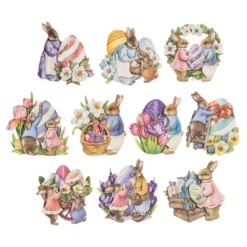 3-D Motive, Osterhasen 3, 7,5-9cm, 10 Motive