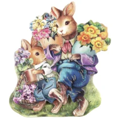 3-D Motive, Ostern Vintage-Style 1, 6-8cm, 10 Motive