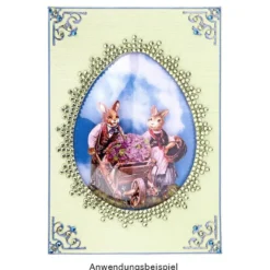3-D Motive, Ostern Vintage-Style 1, 6-8cm, 10 Motive