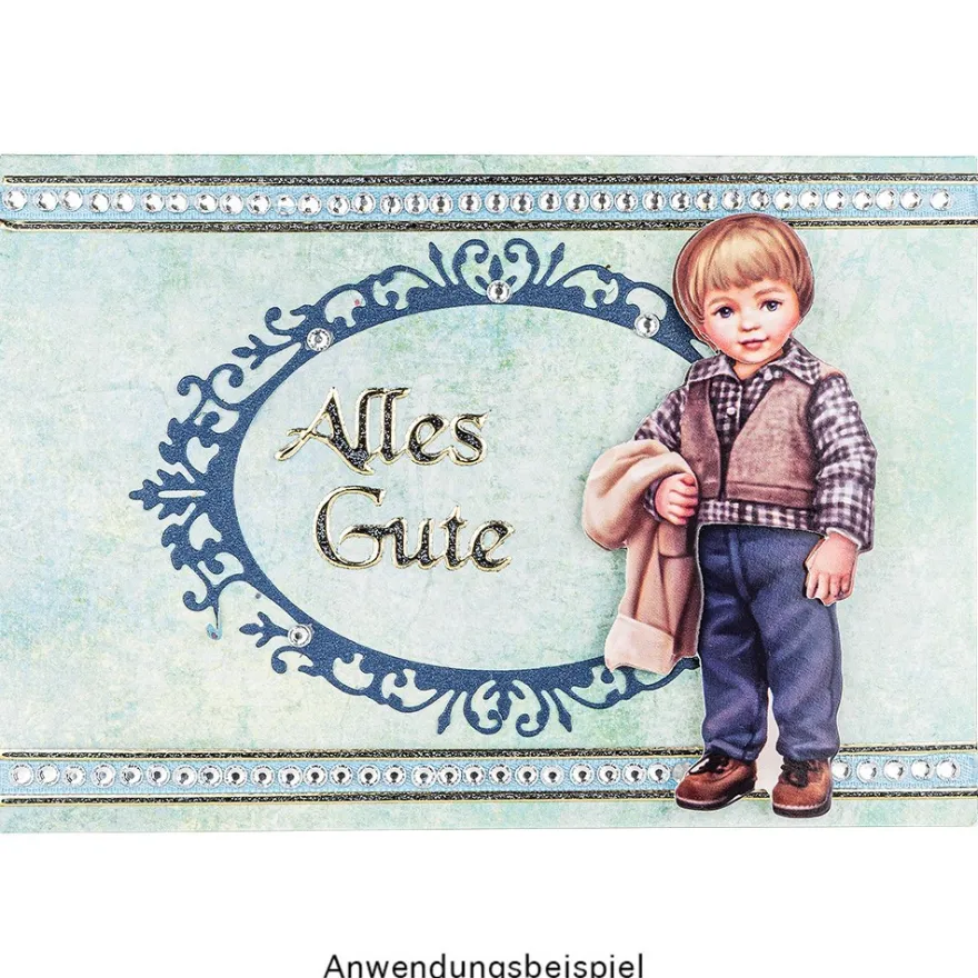 3-D Motive, Puppen, 5-10,5cm, 10 Motive