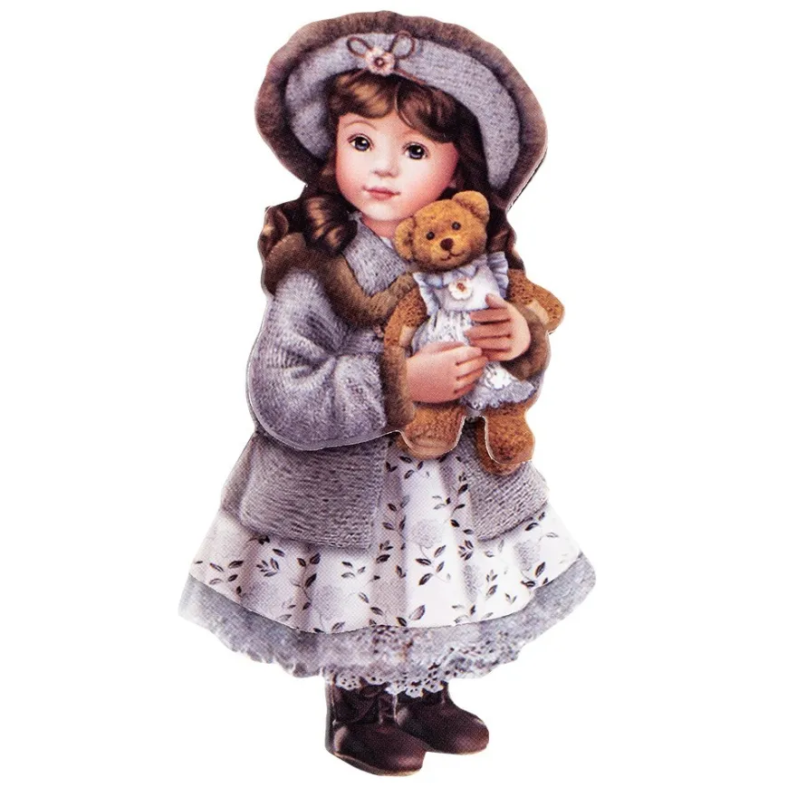 3-D Motive, Puppen, 5-10,5cm, 10 Motive