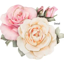 3-D Motive, Romantik-Blumen, 7-9cm, 10 Motive