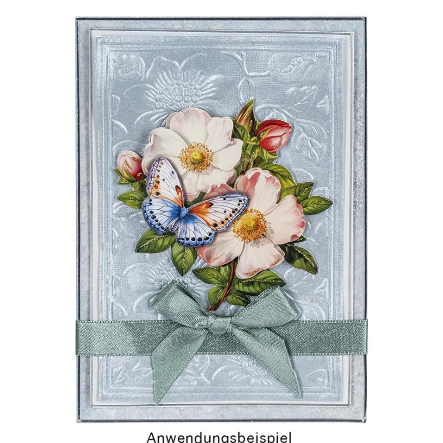 3-D Motive, Schmetterlinge & Blüten 3, 6,5-11cm, 10 Motive