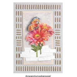 3-D Motive, Schmetterlinge & Blüten 3, 6,5-11cm, 10 Motive