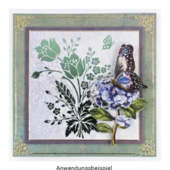 3-D Motive, Schmetterlinge & Blüten 2, 6-11cm, 10 Motive