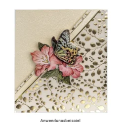 3-D Motive, Schmetterlinge & Blüten, 7-12cm, 10 Motive
