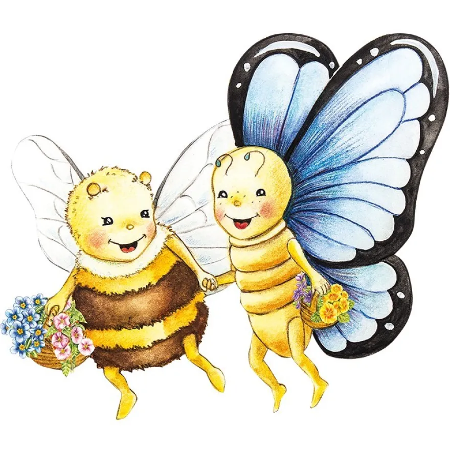 3-D Motive, Schmetterling "Julia", 7,5-10,5cm, 10 Motive