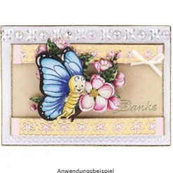 3-D Motive, Schmetterling "Julia", 7,5-10,5cm, 10 Motive