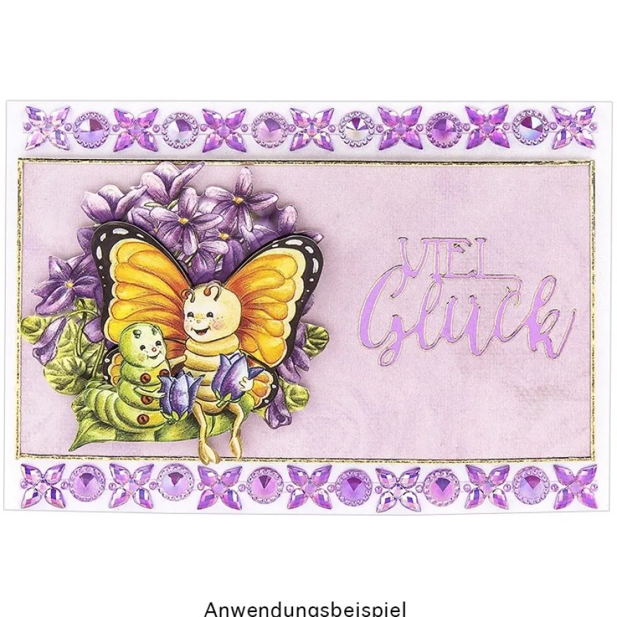 3-D Motive, Schmetterling "Julia", 7,5-10,5cm, 10 Motive