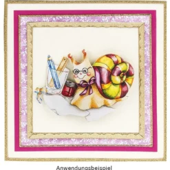 3-D Motive, Schnecke "Carsten", 5,5-10cm, 10 Motive