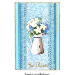 3-D Motive, Shabby Chic, 6-9 cm, 10 Motive