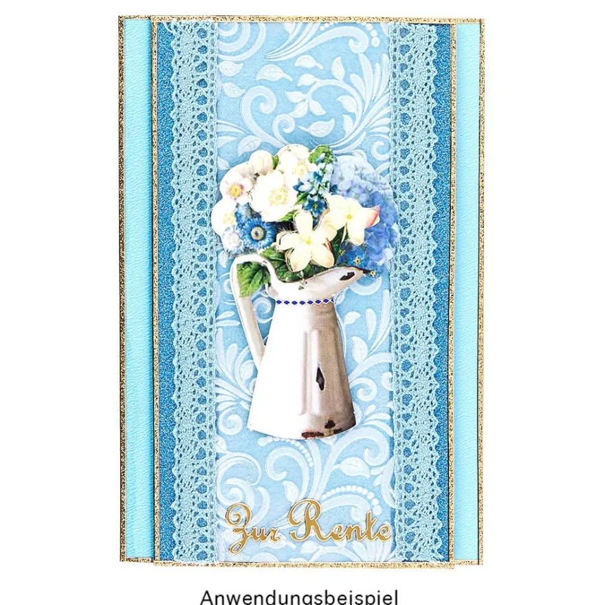 3-D Motive, Shabby Chic, 6-9 cm, 10 Motive