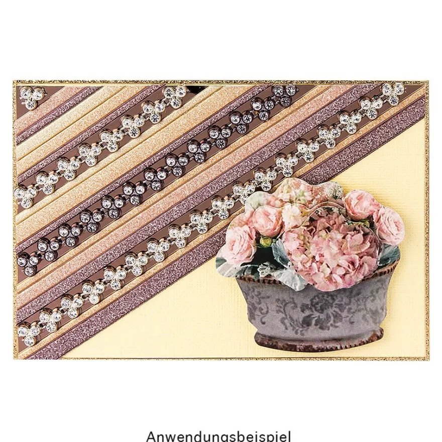 3-D Motive, Shabby Chic, 6-9 cm, 10 Motive