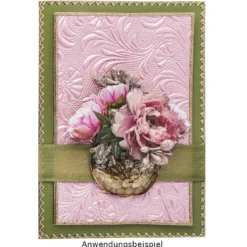 3-D Motive, Stilvolle Blumenvasen, 6,5-9,5cm, 10 Motive