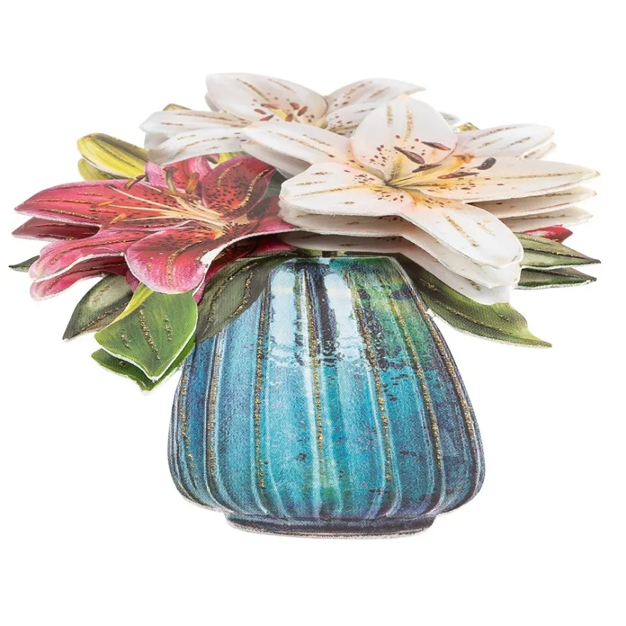 3-D Motive, Stilvolle Blumenvasen 2, 6-10cm, 10 Motive