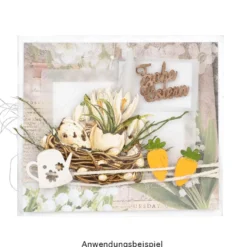 3-D Motive, Stilvolle Osternester, 7-10cm, 10 Motive