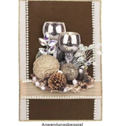 3-D Motive, Stilvolle Winterwelt, 8-10,5cm, 10 Motive
