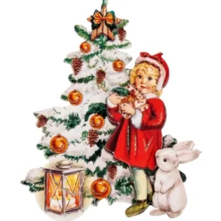 3-D Motive, Tannen im Winter, 7-9cm, 10 Motive