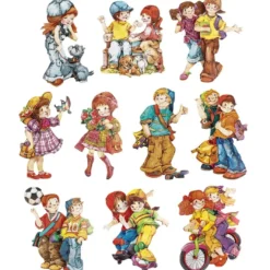 3-D Motive, Teenager, 5-9cm, 10 Motive