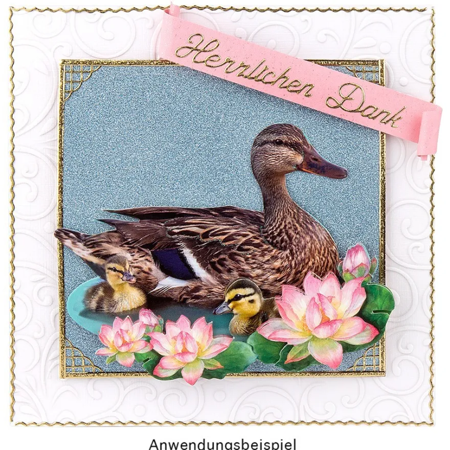 3-D Motive, Teich-Idylle, 6-11,5cm, 10 Motive