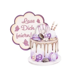 3-D Motive, Torten und Glückwünsche, 6-10,5cm, 10 Motive