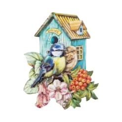 3-D Motive, Vogelhäuschen, 7,5-10,5cm, 10 Motive