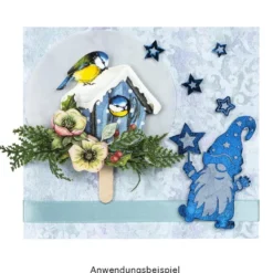3-D Motive, Vogelhäuschen im Winter, 10 Motive