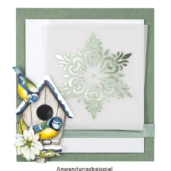 3-D Motive, Vogelhäuschen im Winter, 10 Motive