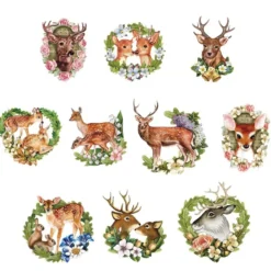 3-D Motive, Wald-Idylle, 6-9cm, 10 Motive