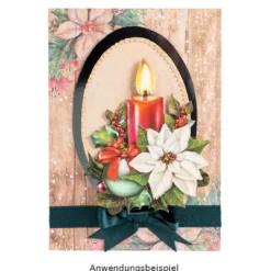 3-D Motive, Weihnachten nostalgisch 2, 8-11cm, 10 Motive