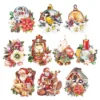 3-D Motive, Weihnachten nostalgisch 3, 7-10,5cm, 10 Motive