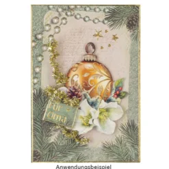 3-D Motive, Weihnachten nostalgisch 3, 7-10,5cm, 10 Motive