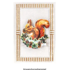 3-D Motive, Weihnachten nostalgisch, 6-11cm, 10 Motive