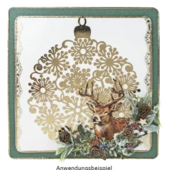 3-D Motive, Weihnachten nostalgisch, 6-11cm, 10 Motive